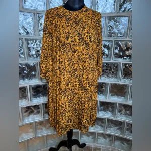 Nannette 3/4 Sleeve GoldiLocks Print Lepore Dress Women’s Size 16 (NWT)