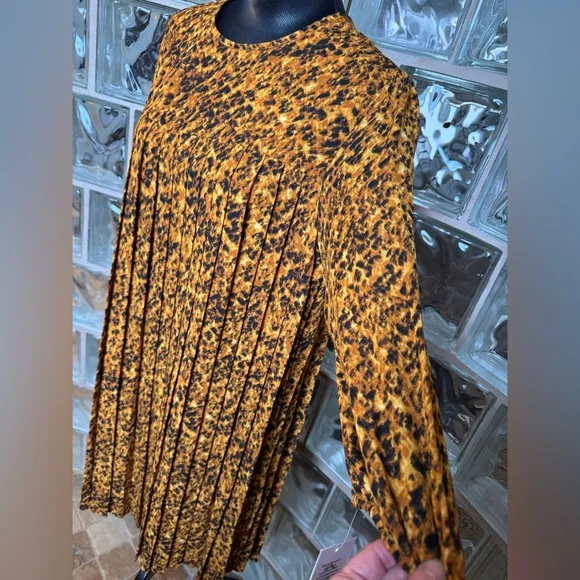 Nannette 3/4 Sleeve GoldiLocks Print Lepore Dress Women’s Size 16 (NWT)