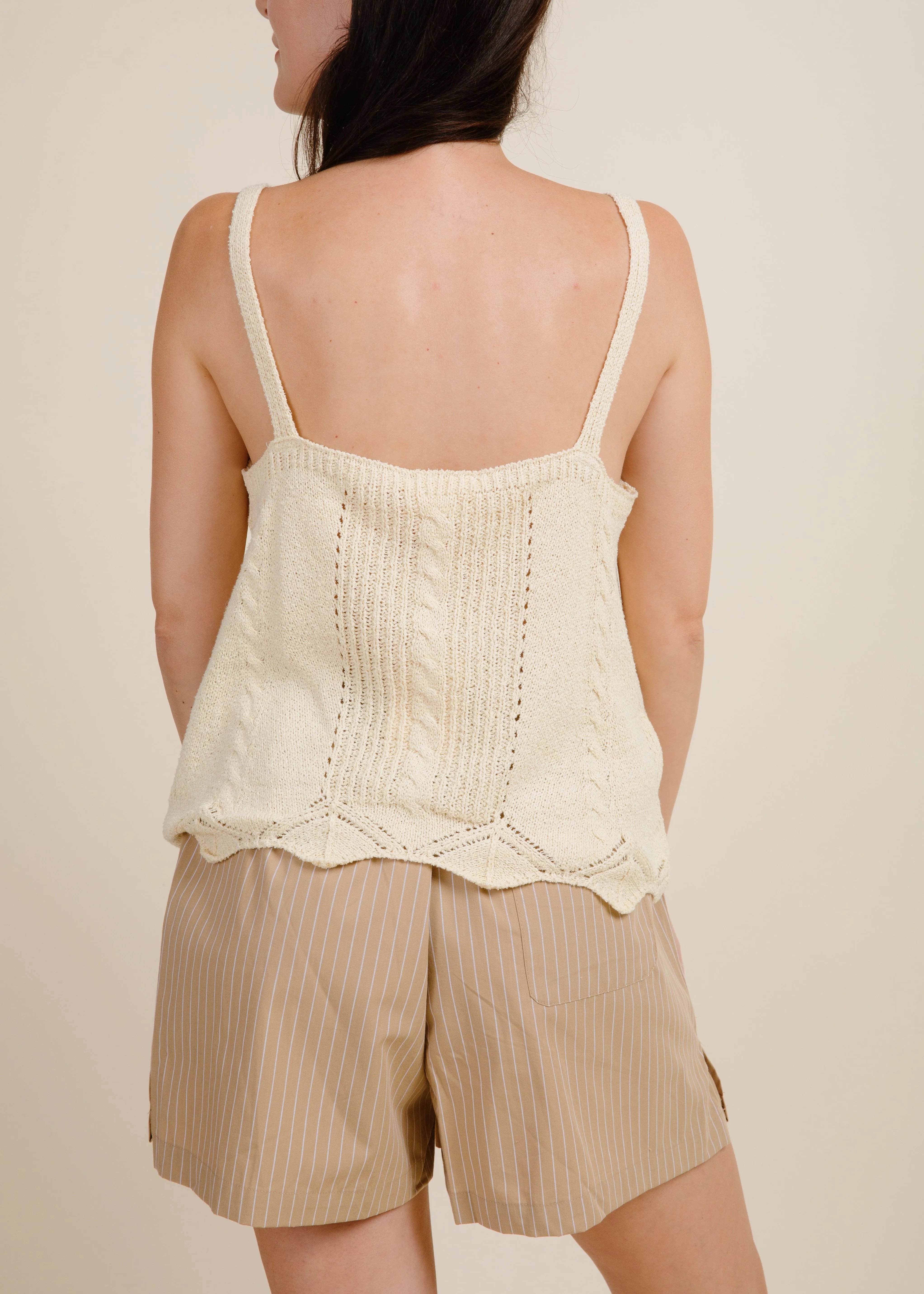 Next To Me Tank - Cream