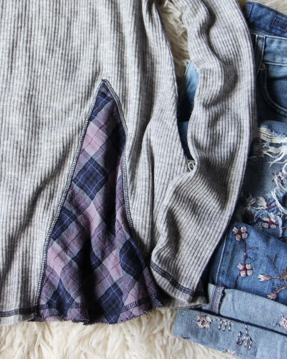 Northerner Plaid Thermal in Gray