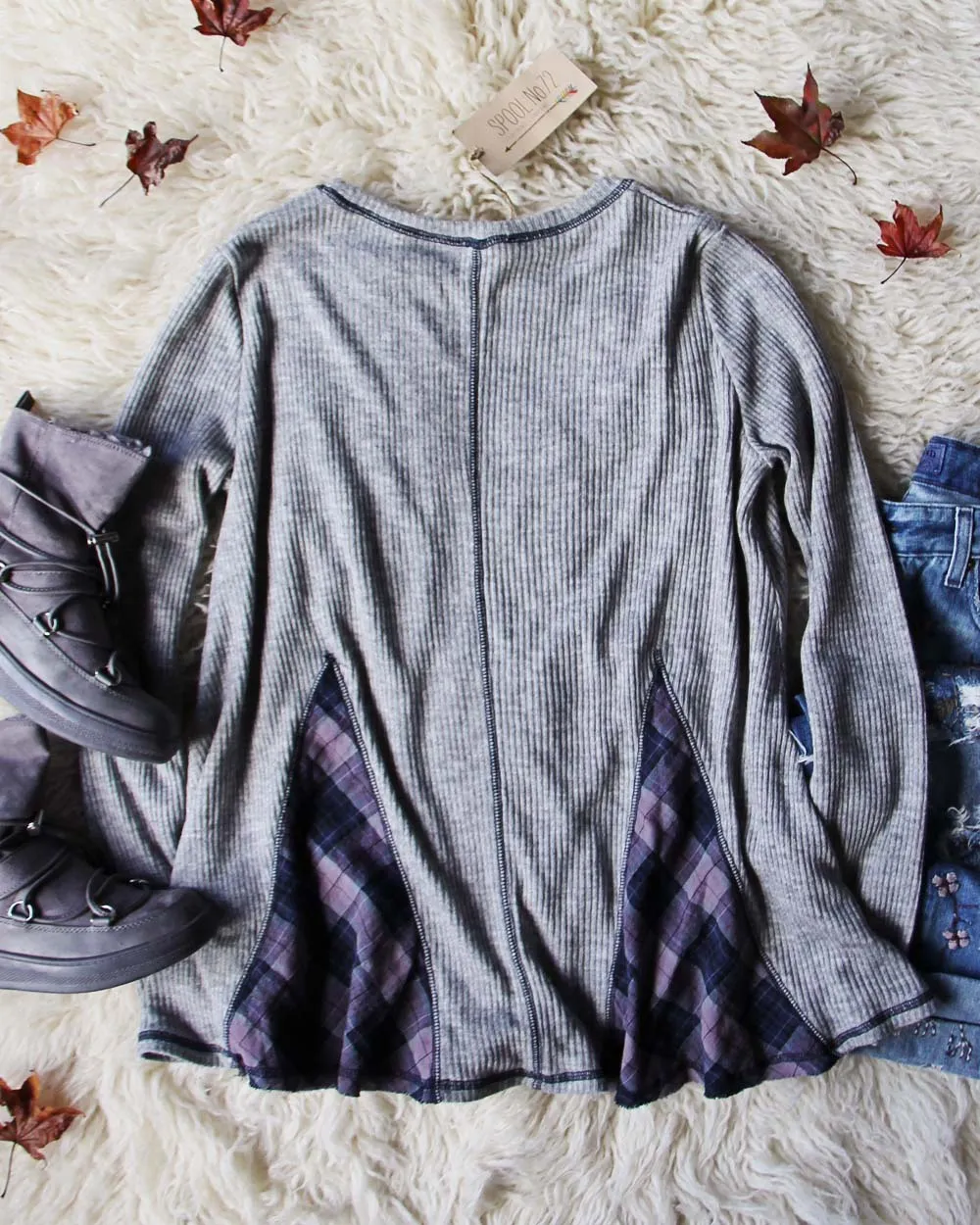 Northerner Plaid Thermal in Gray