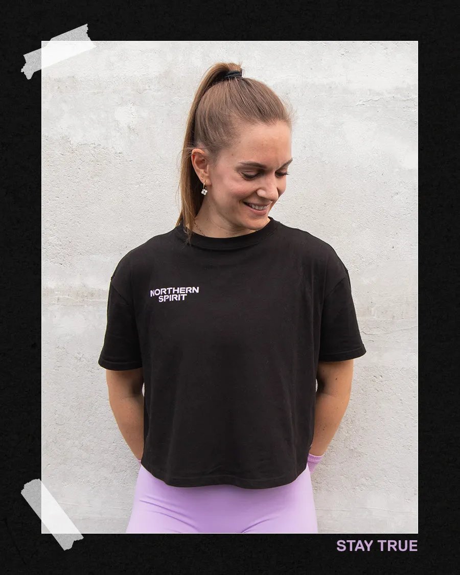 NS Baggy Top Stay True - women overSized crop top