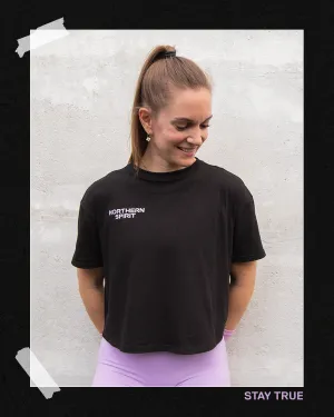 NS Baggy Top Stay True - women overSized crop top