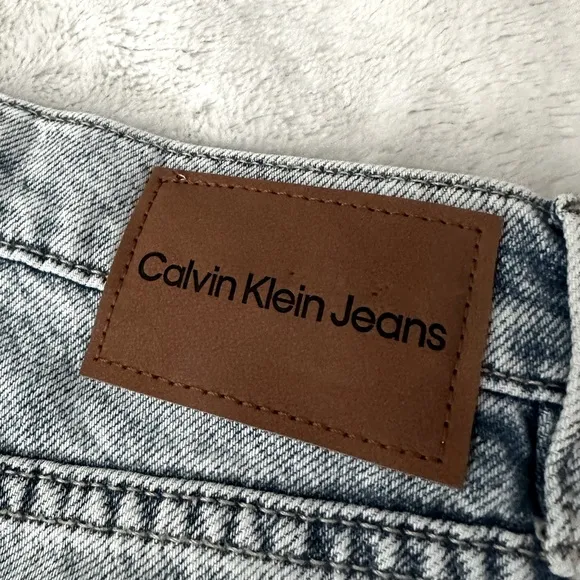 NWT- Calvin Klein Jeans Denim High-Rise Cargo Midi Skirt
