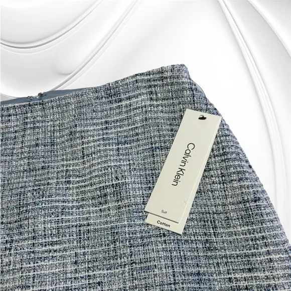 NWT-Calvin Klein Women's Tweed Pencil Skirt