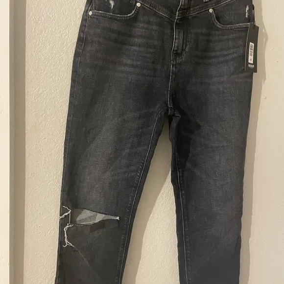 NWT HUDSON Women's Holly High Rise, Straight Leg Jean