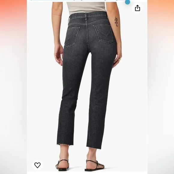 NWT HUDSON Women's Holly High Rise, Straight Leg Jean