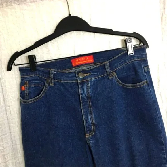 NYJD Blue Flare Jeans Size 8