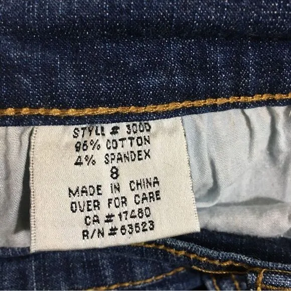 NYJD Blue Flare Jeans Size 8