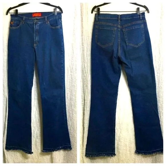 NYJD Blue Flare Jeans Size 8