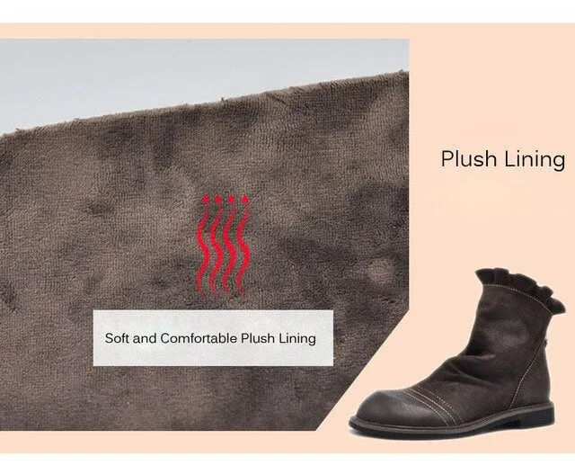 Original Retro Handmade Flat Sole Women Boots