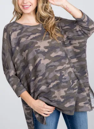 Oversized Camo Top