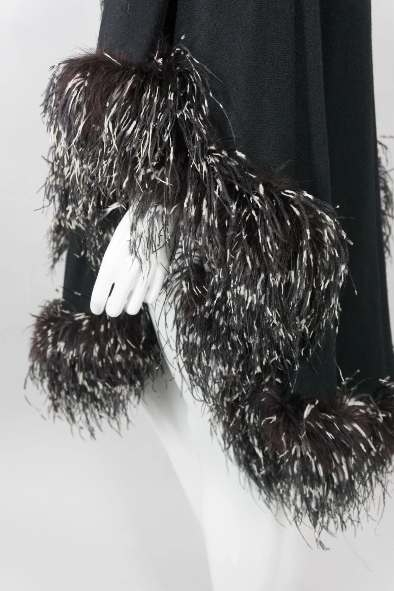 Oversized Ostrich Feather Shawl