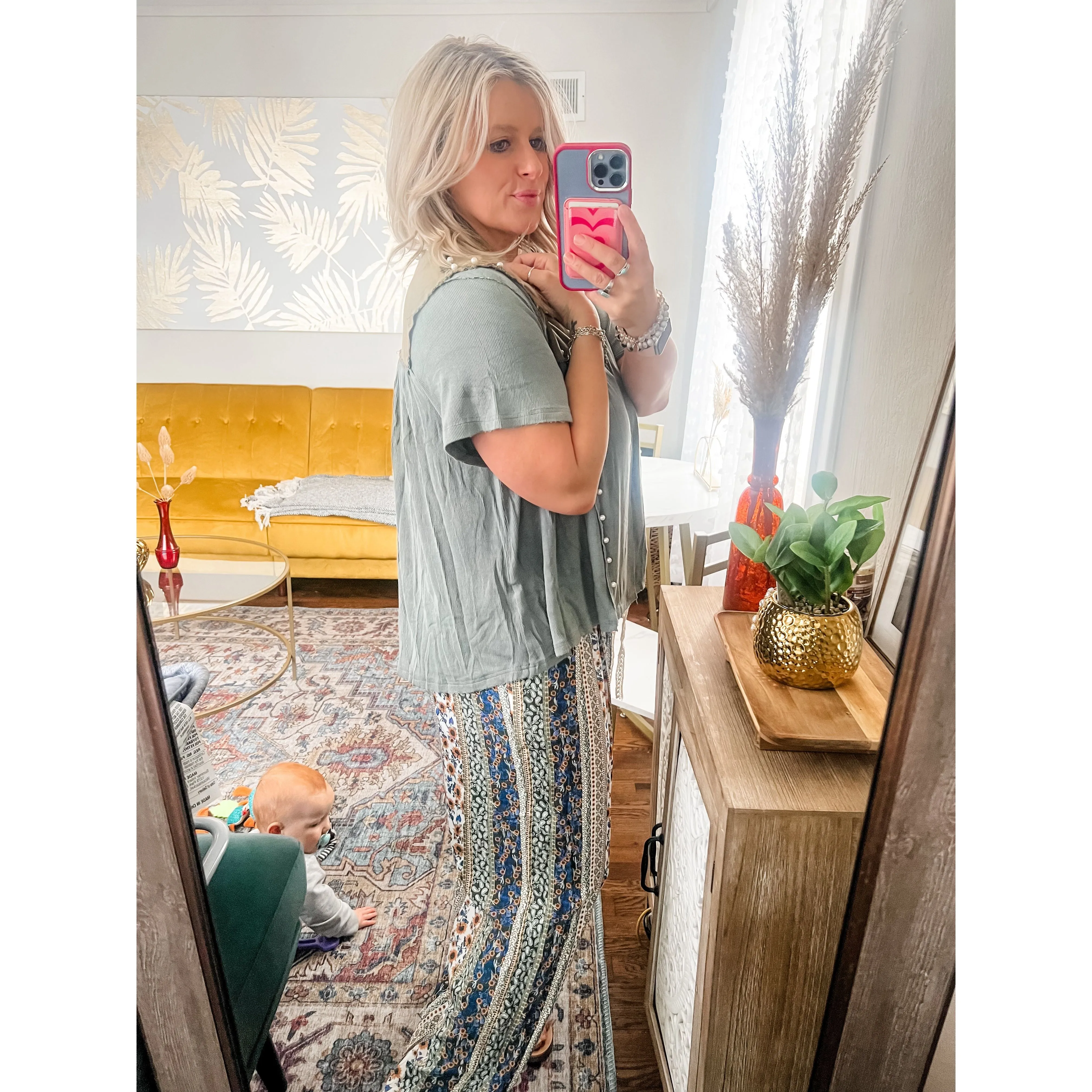 Pearl Ribbed Top