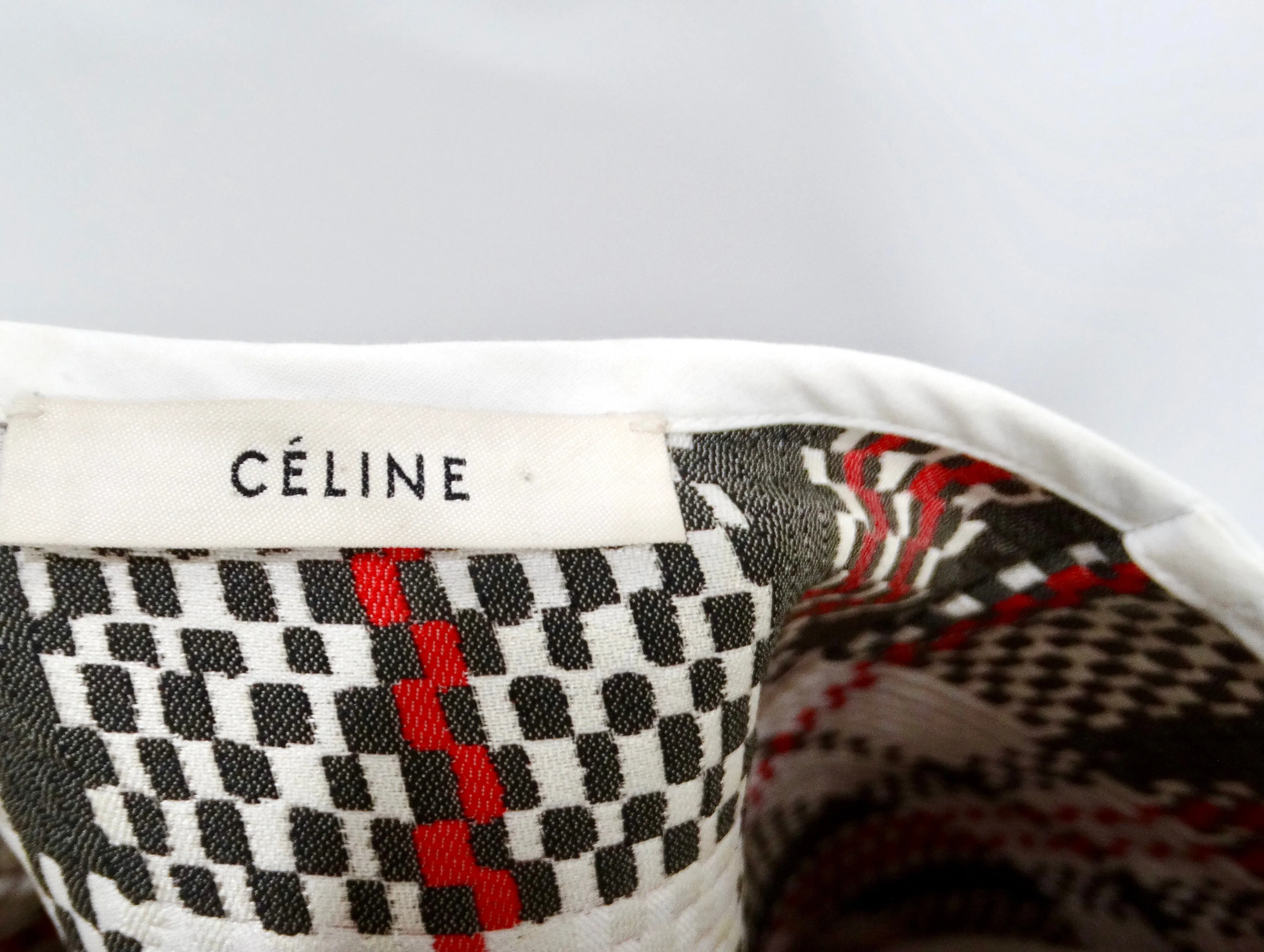 Phoebe Philo for Celine 2013 Runway Tartan Wrap Style A-Line Skirt