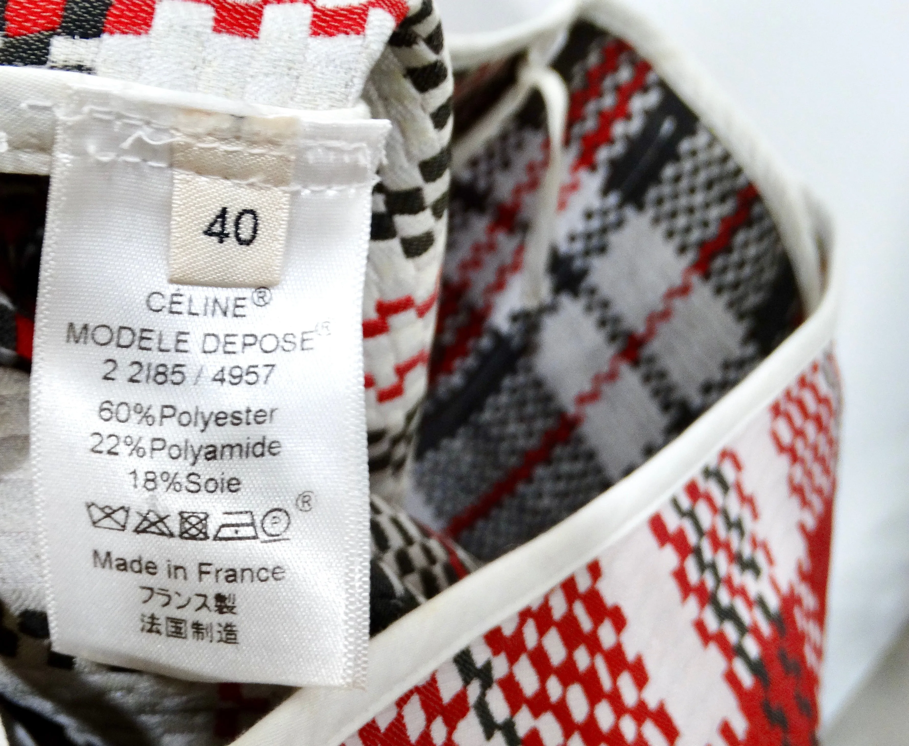 Phoebe Philo for Celine 2013 Runway Tartan Wrap Style A-Line Skirt