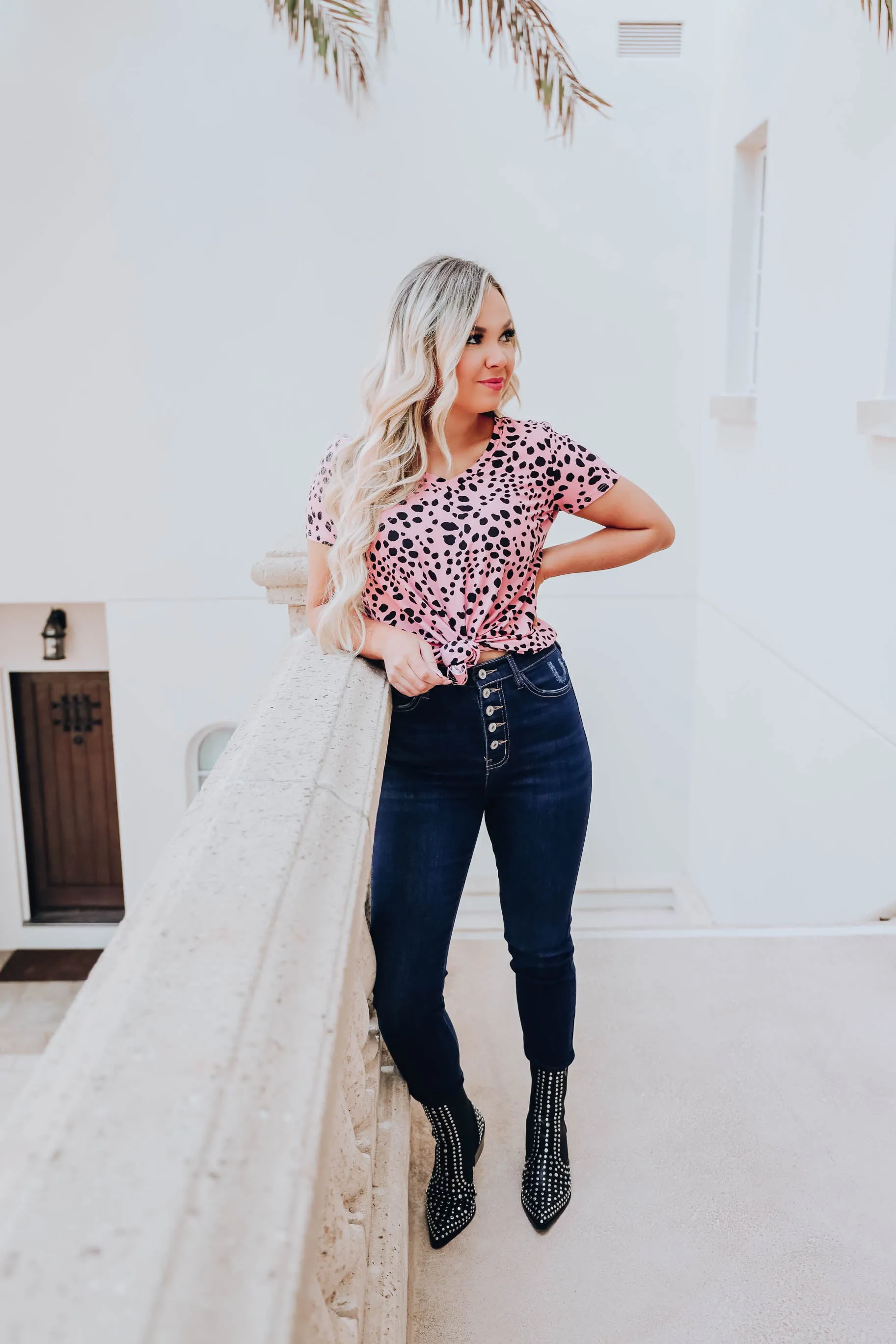 Pink Cheetah Top