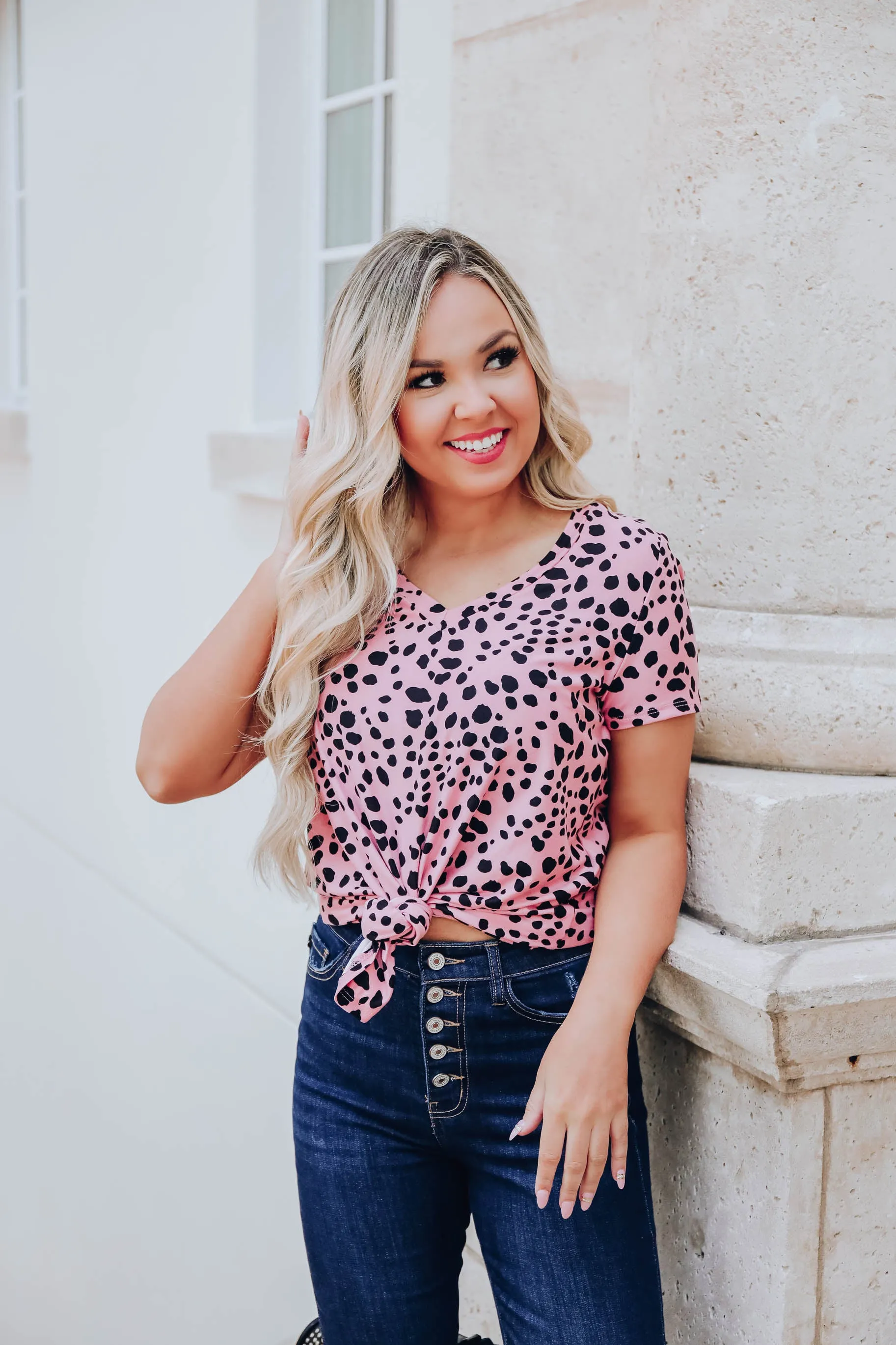 Pink Cheetah Top
