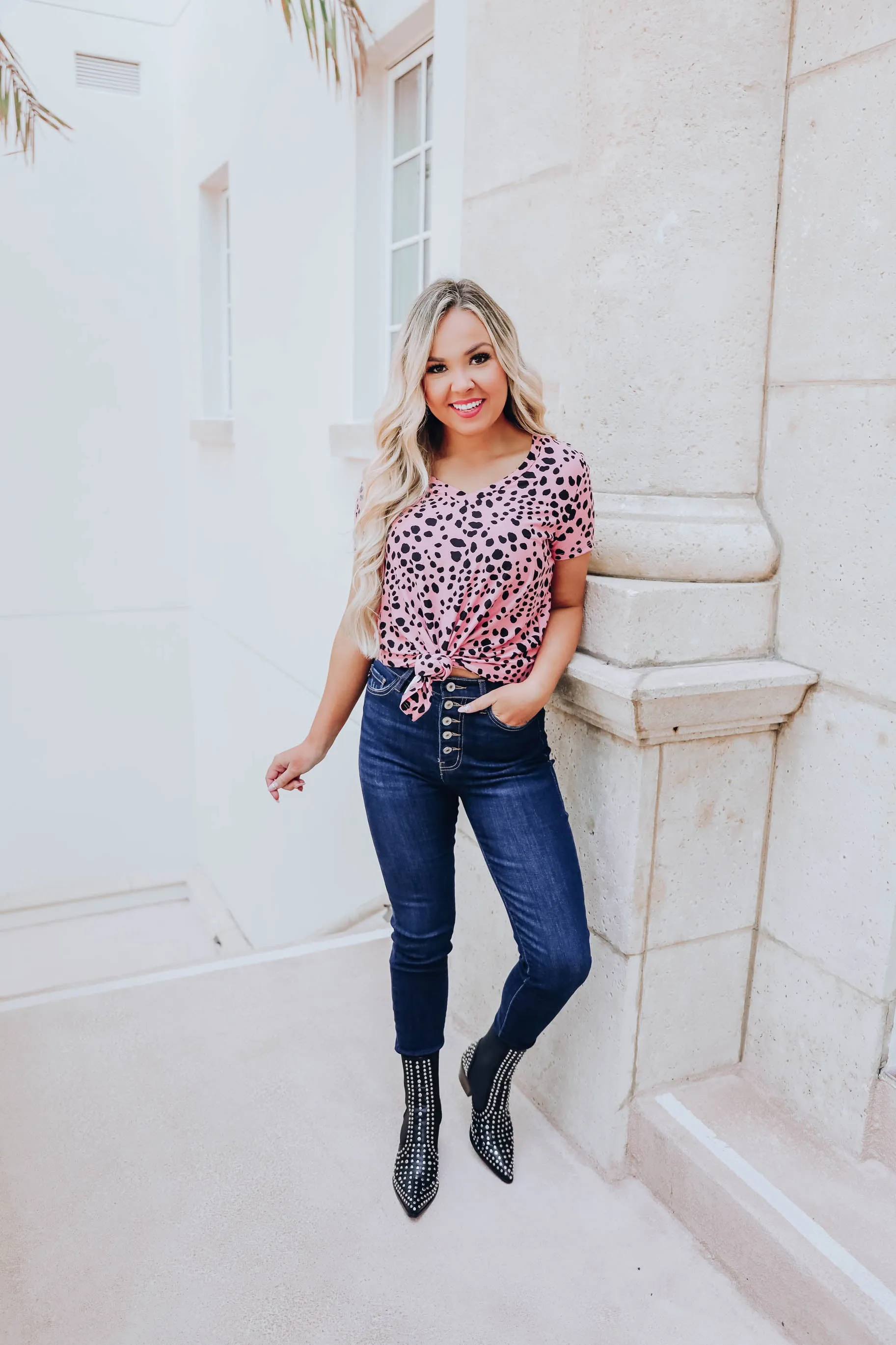 Pink Cheetah Top