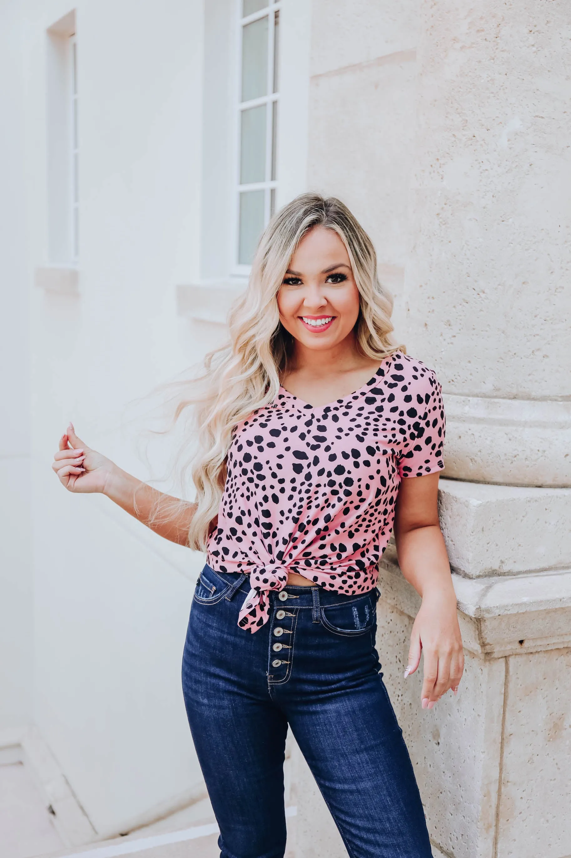 Pink Cheetah Top