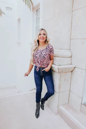 Pink Cheetah Top