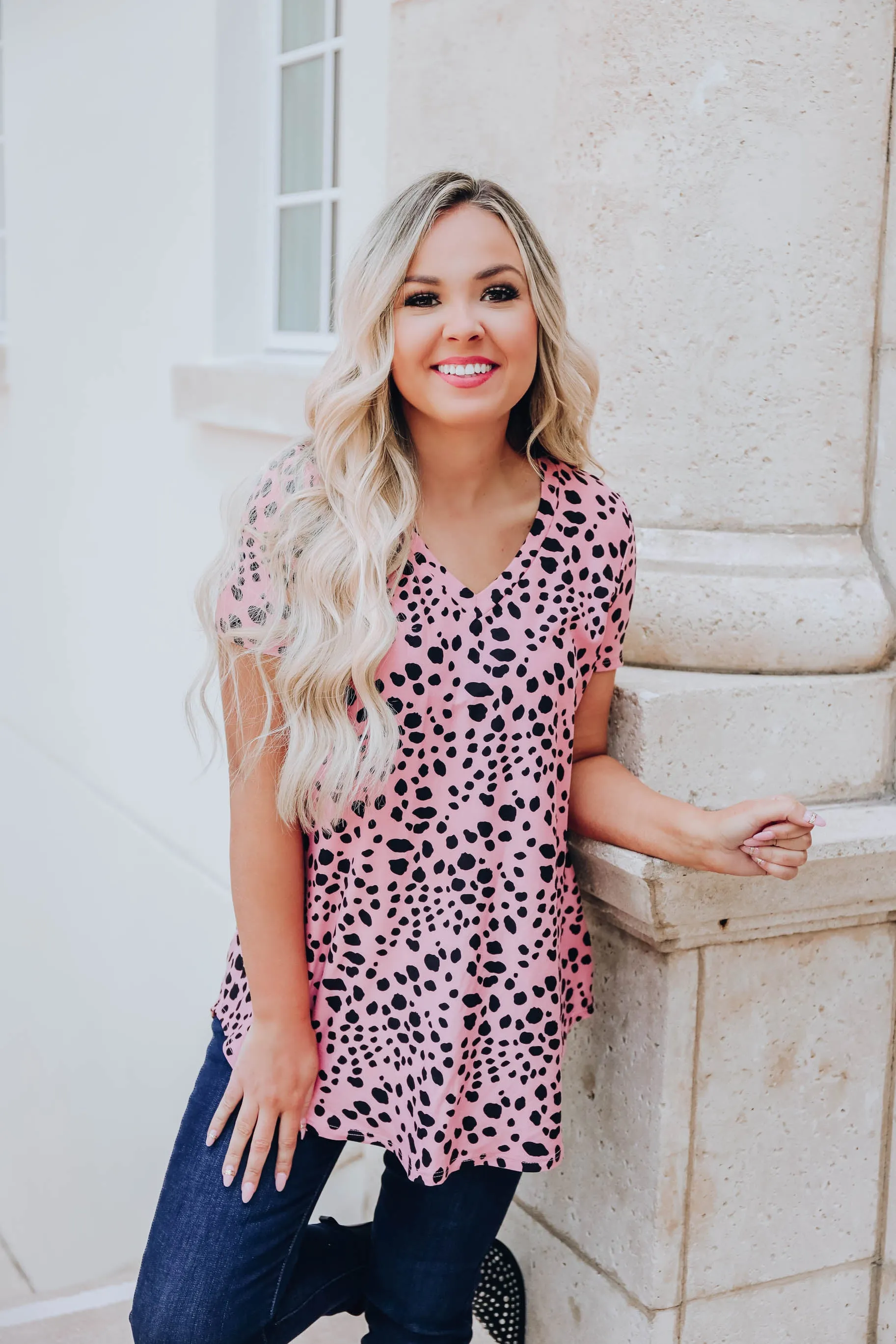 Pink Cheetah Top