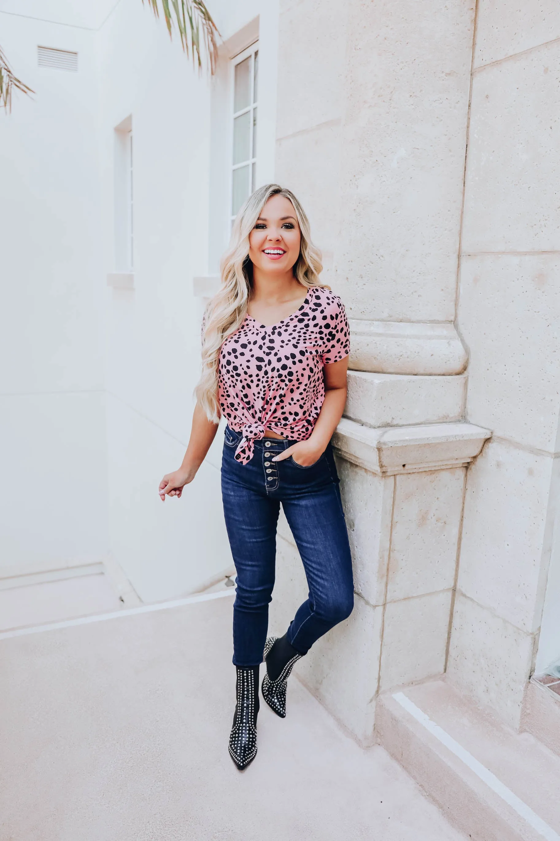 Pink Cheetah Top