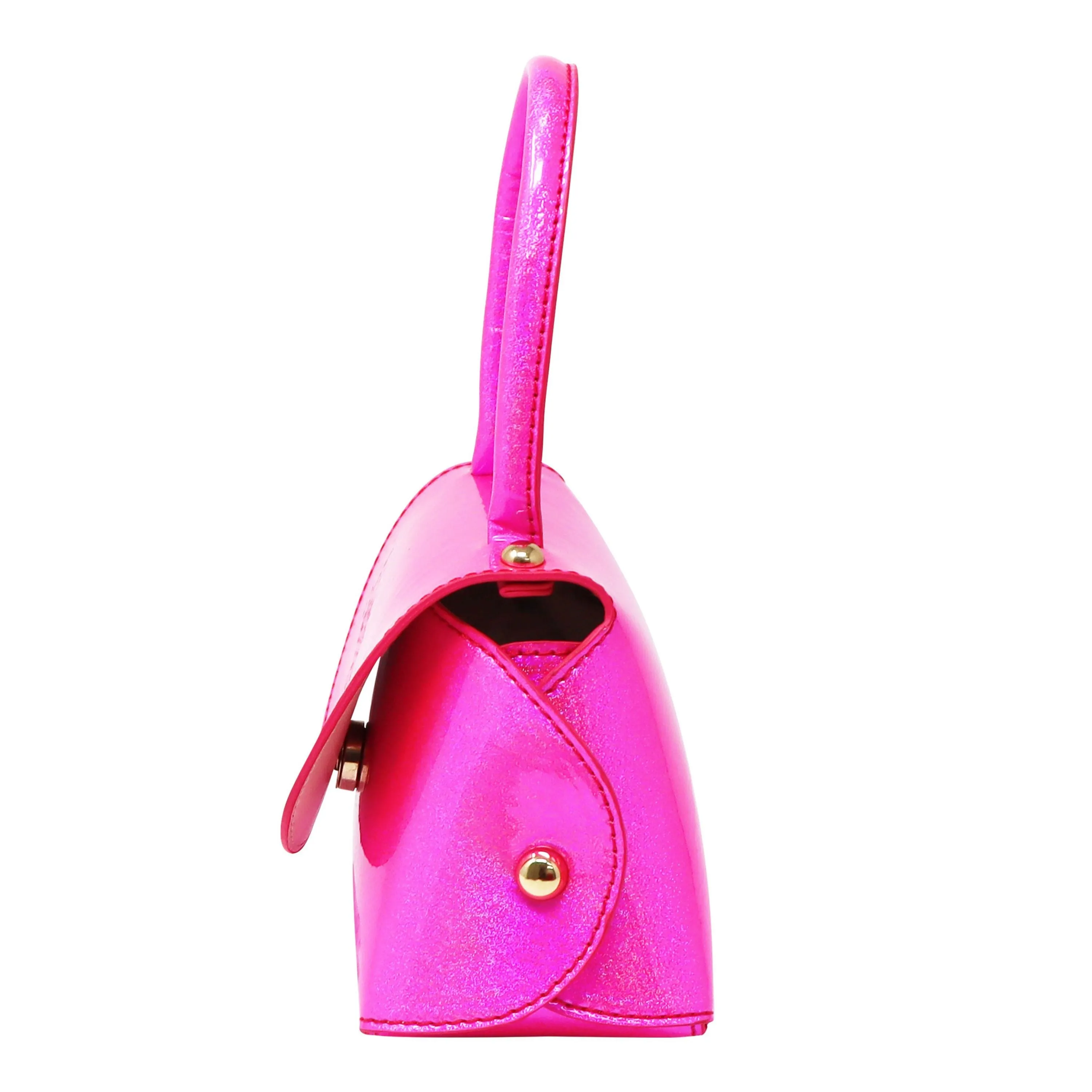 Pink Poppy Vibrant Vacation Press Lock Mini Bag