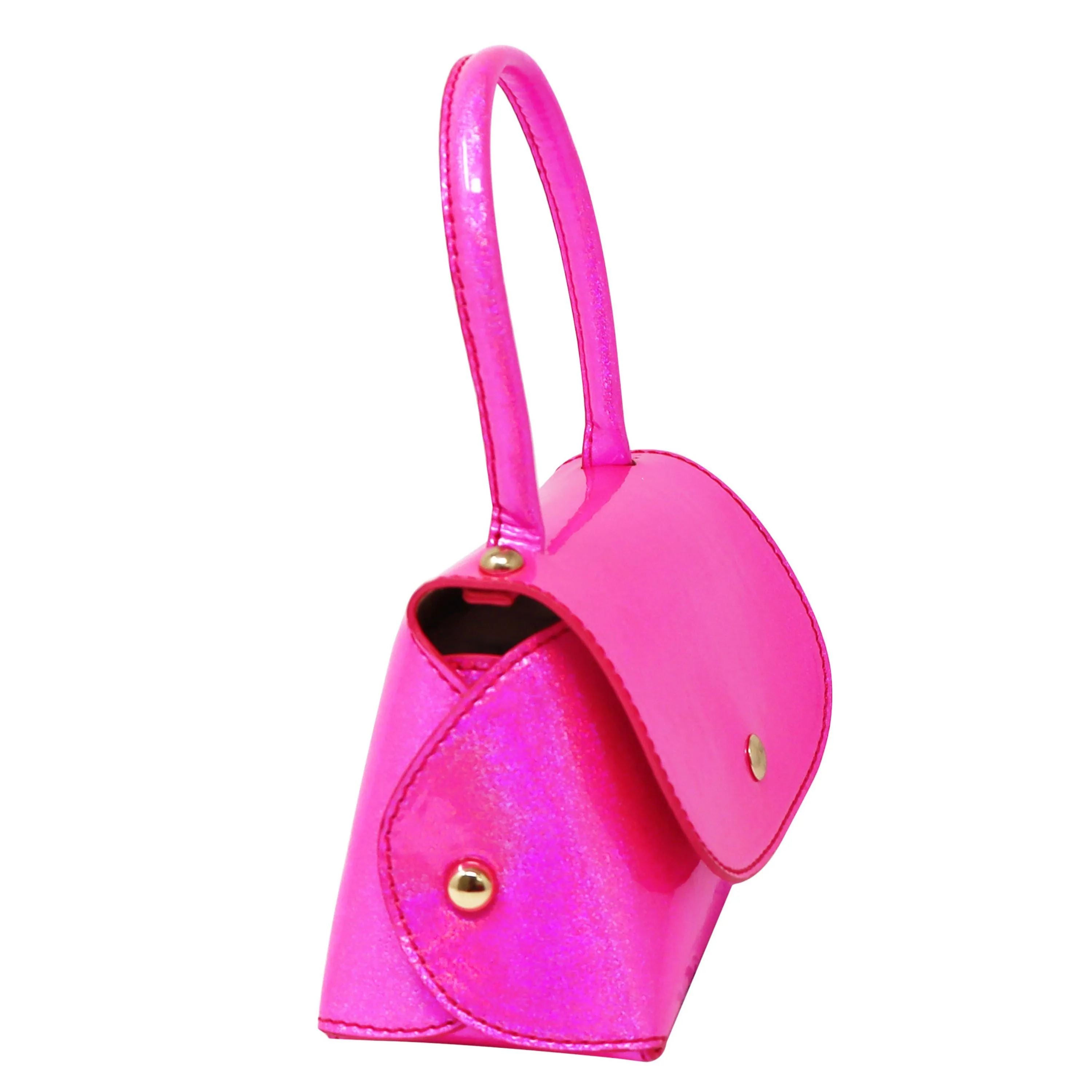 Pink Poppy Vibrant Vacation Press Lock Mini Bag