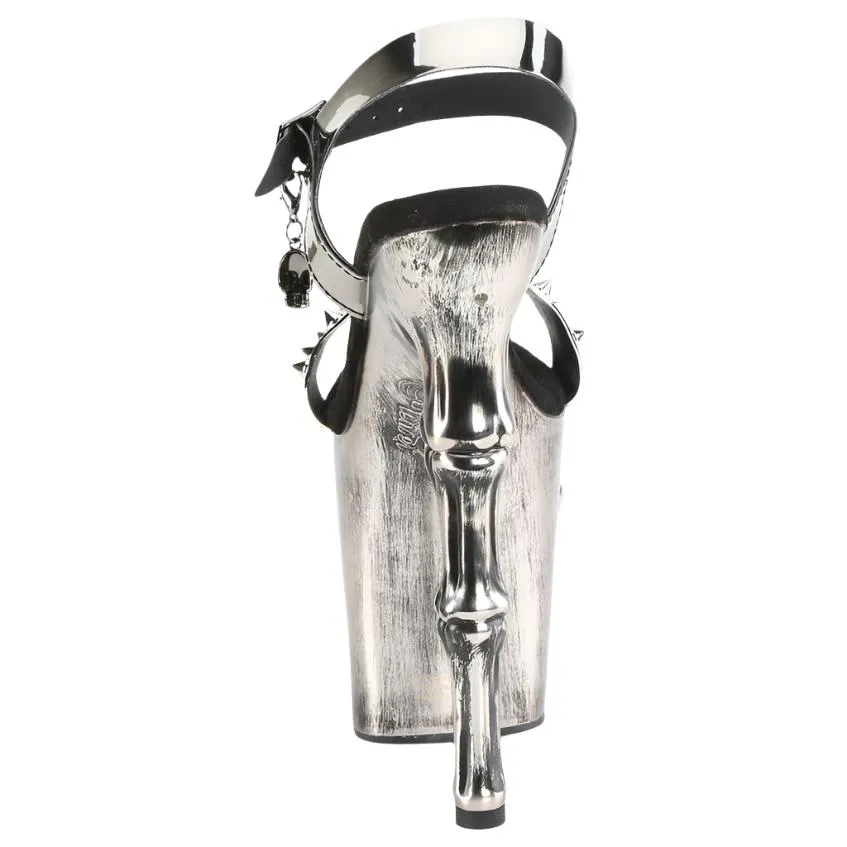 Pleaser Rapture 812-LT Pewter Shoes