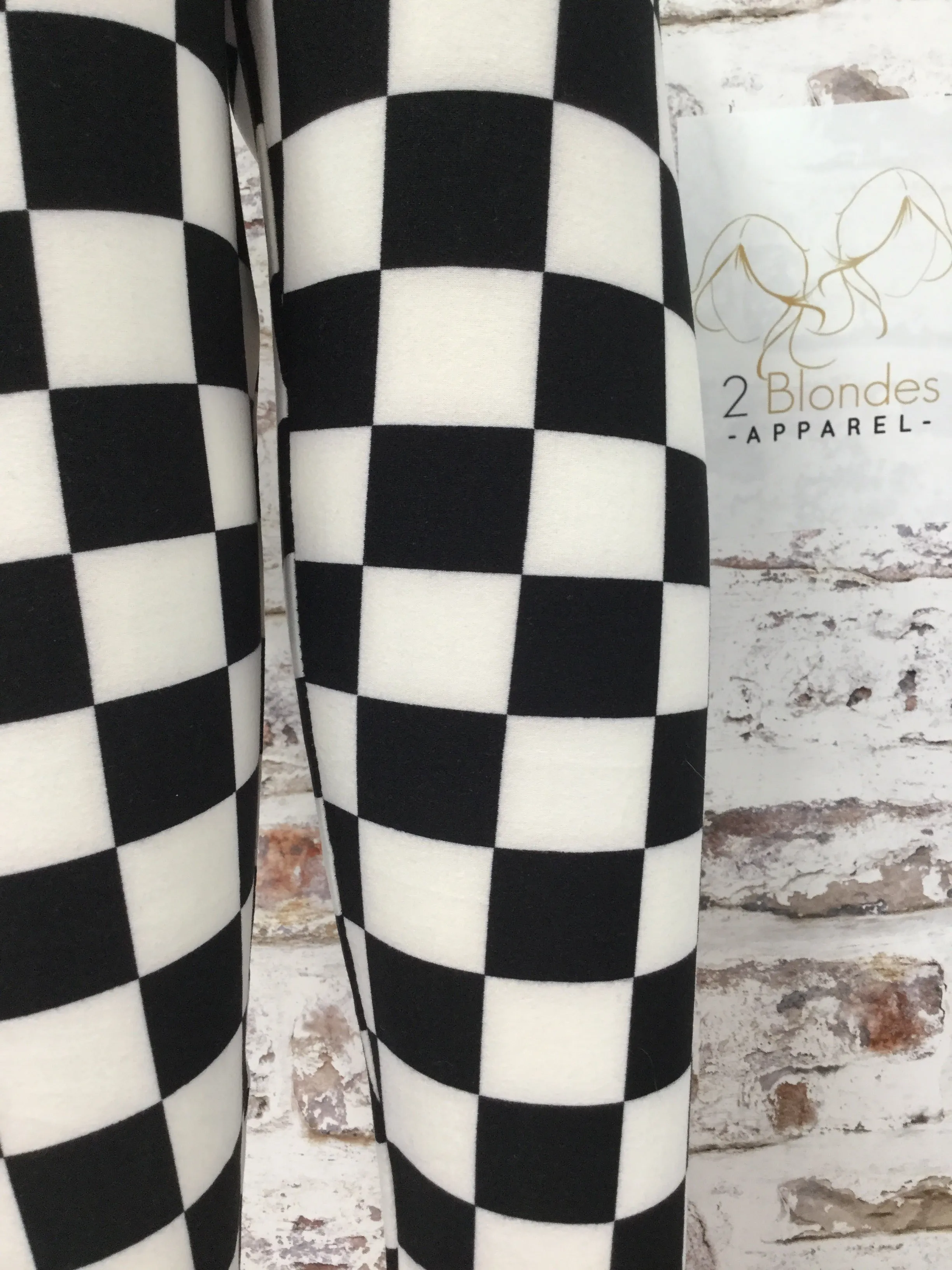 Plus 1X3X Leggings "Off To The Races"