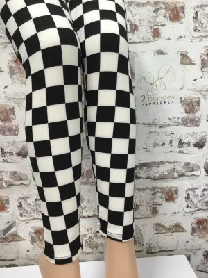 Plus 1X3X Leggings "Off To The Races"