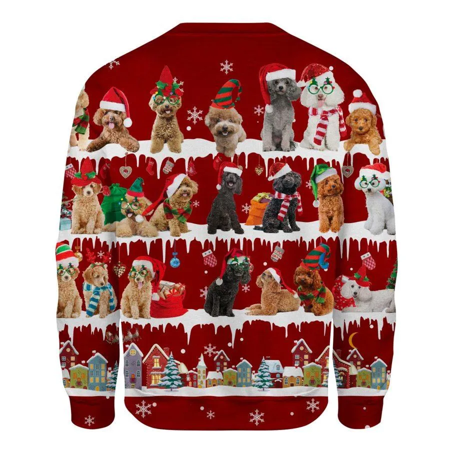 Poodle - Snow Christmas - Premium Sweatshirt