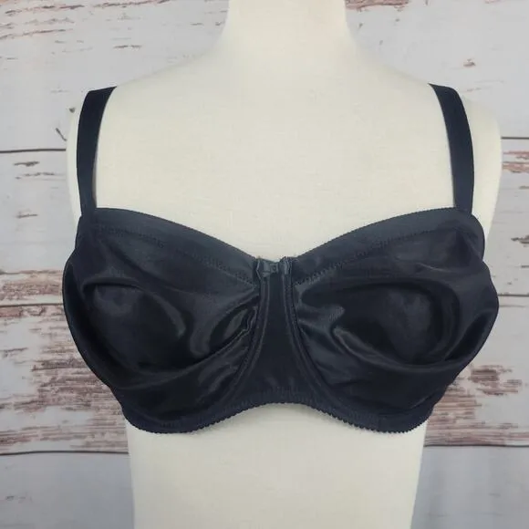 Prima Donna Satin Strapless Bra Black Size 38D