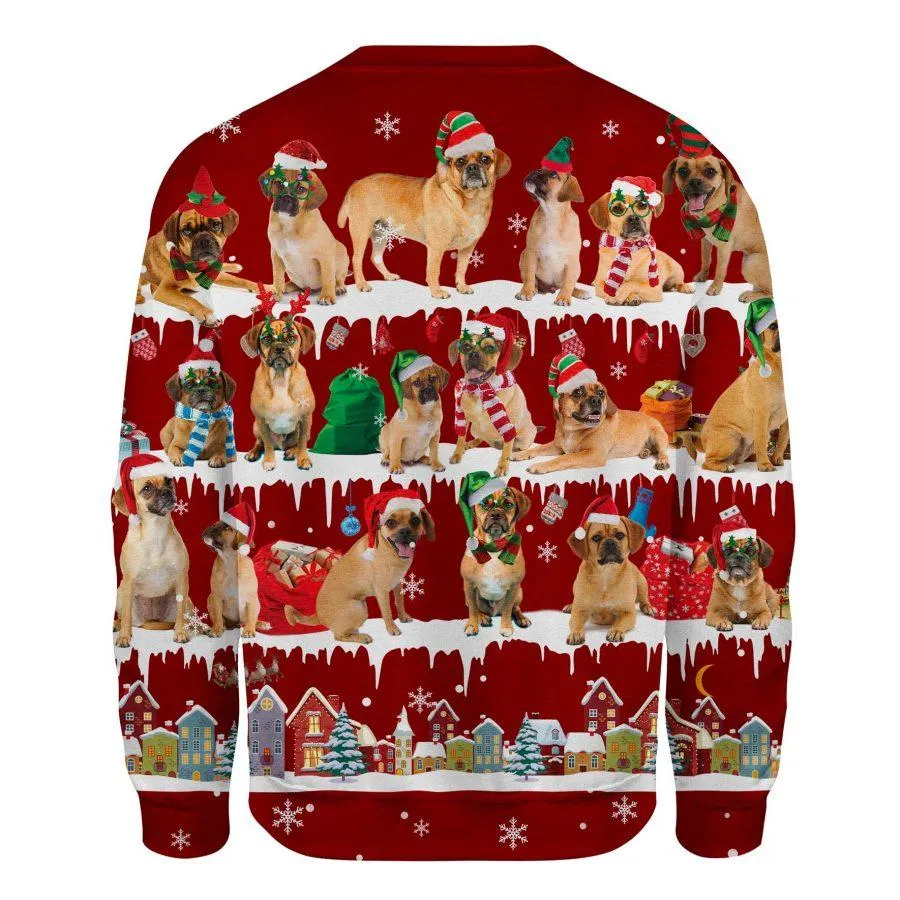 Puggle - Snow Christmas - Premium Sweatshirt