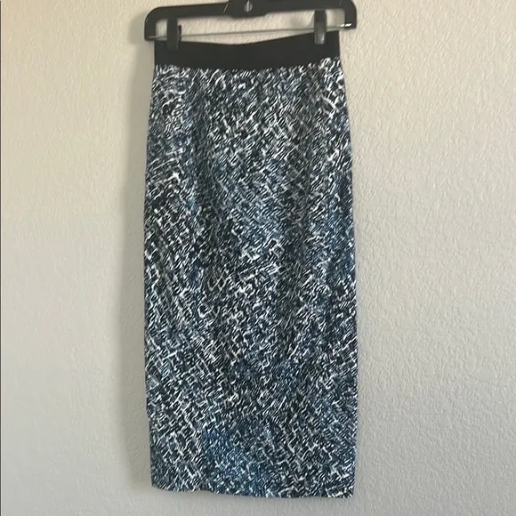 Rachel Comey Blue Printed Midi Pencil Skirt in 2