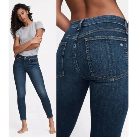 RAG &amp; BONE CATE mid-rise ankle in great condition. Waist 29 Cute casual Jeans.
