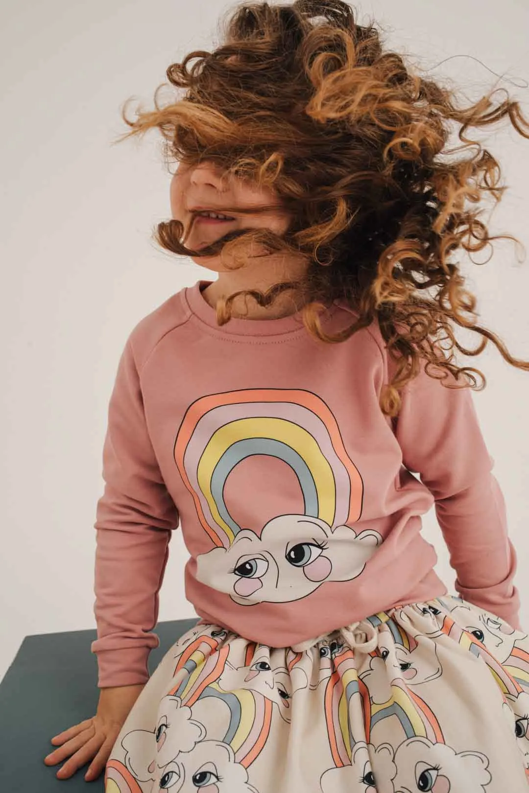 Rainbow Pink Sweatshirt - HURRY! Only 2 left