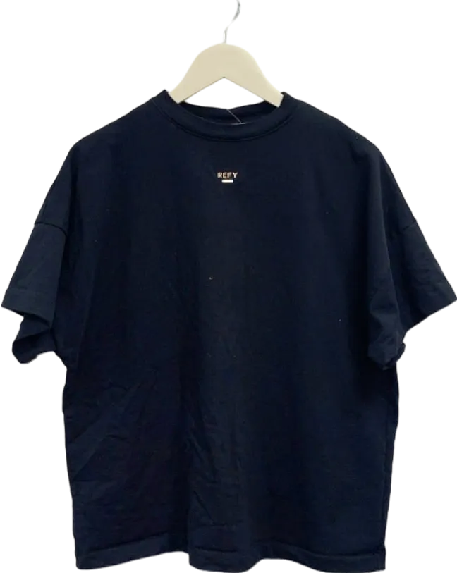 Refy Black T-Shirt Size S