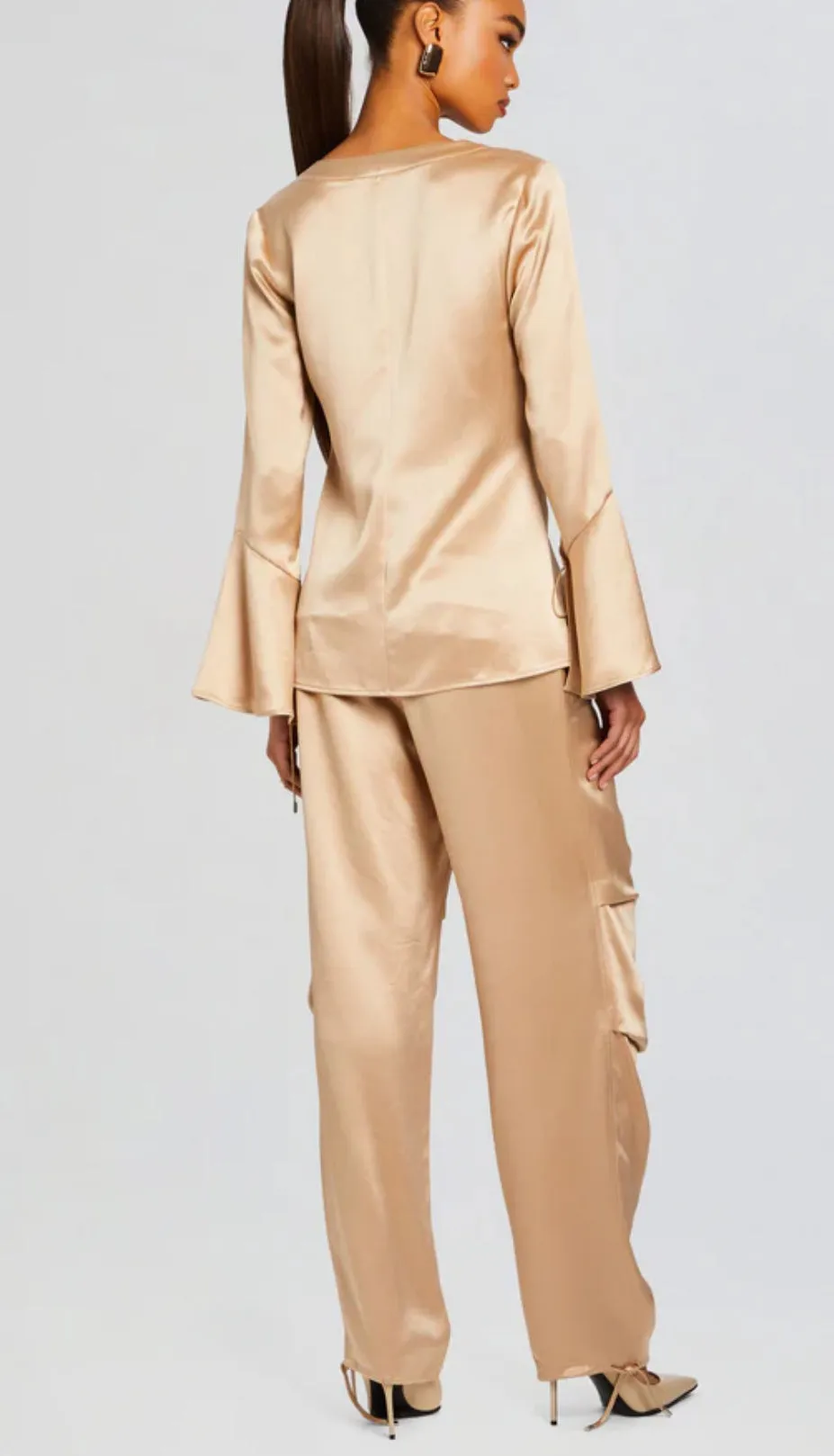 Retrofete SVEA BLOUSE- Nude