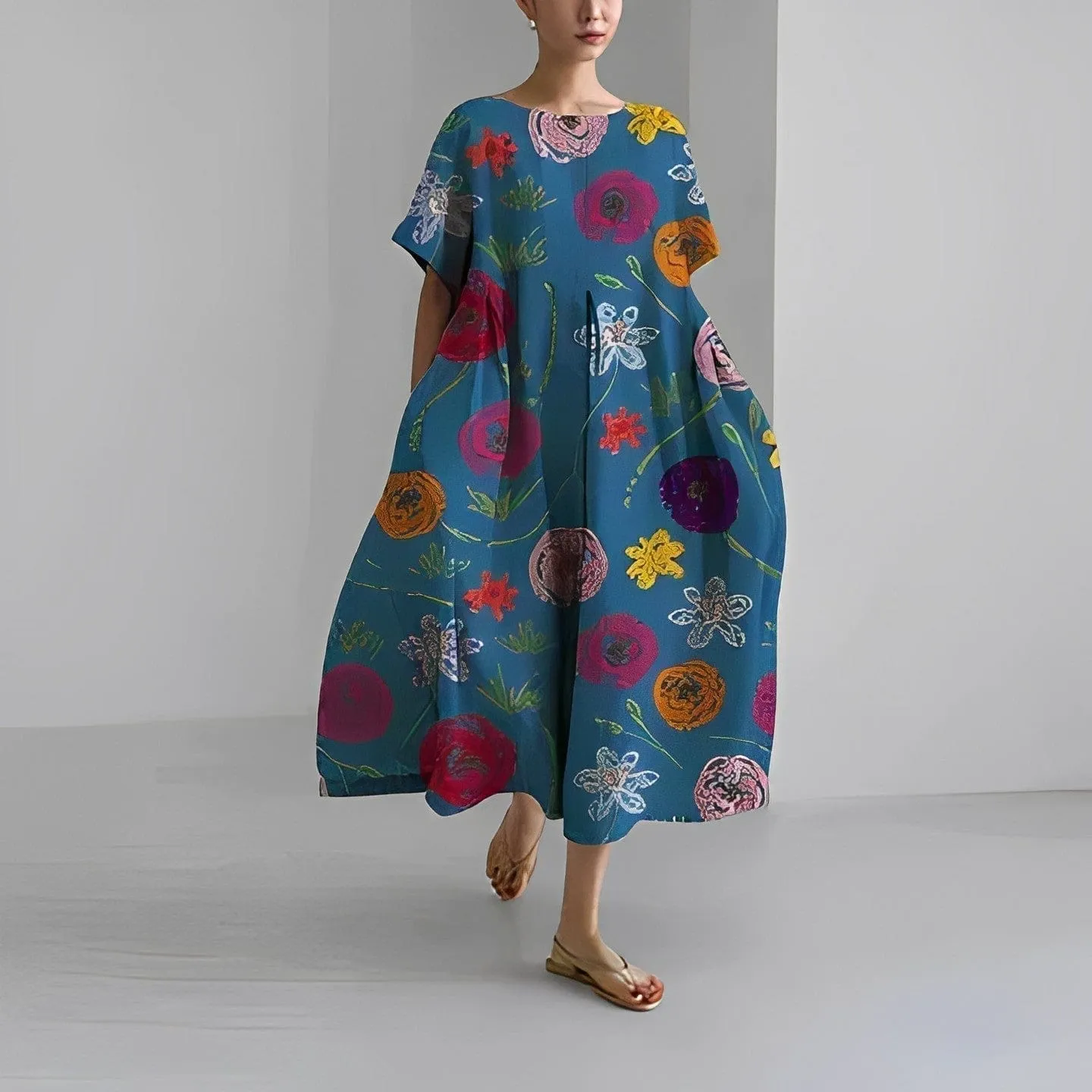 ROSE | COMFORTABLE FLORAL ROBE