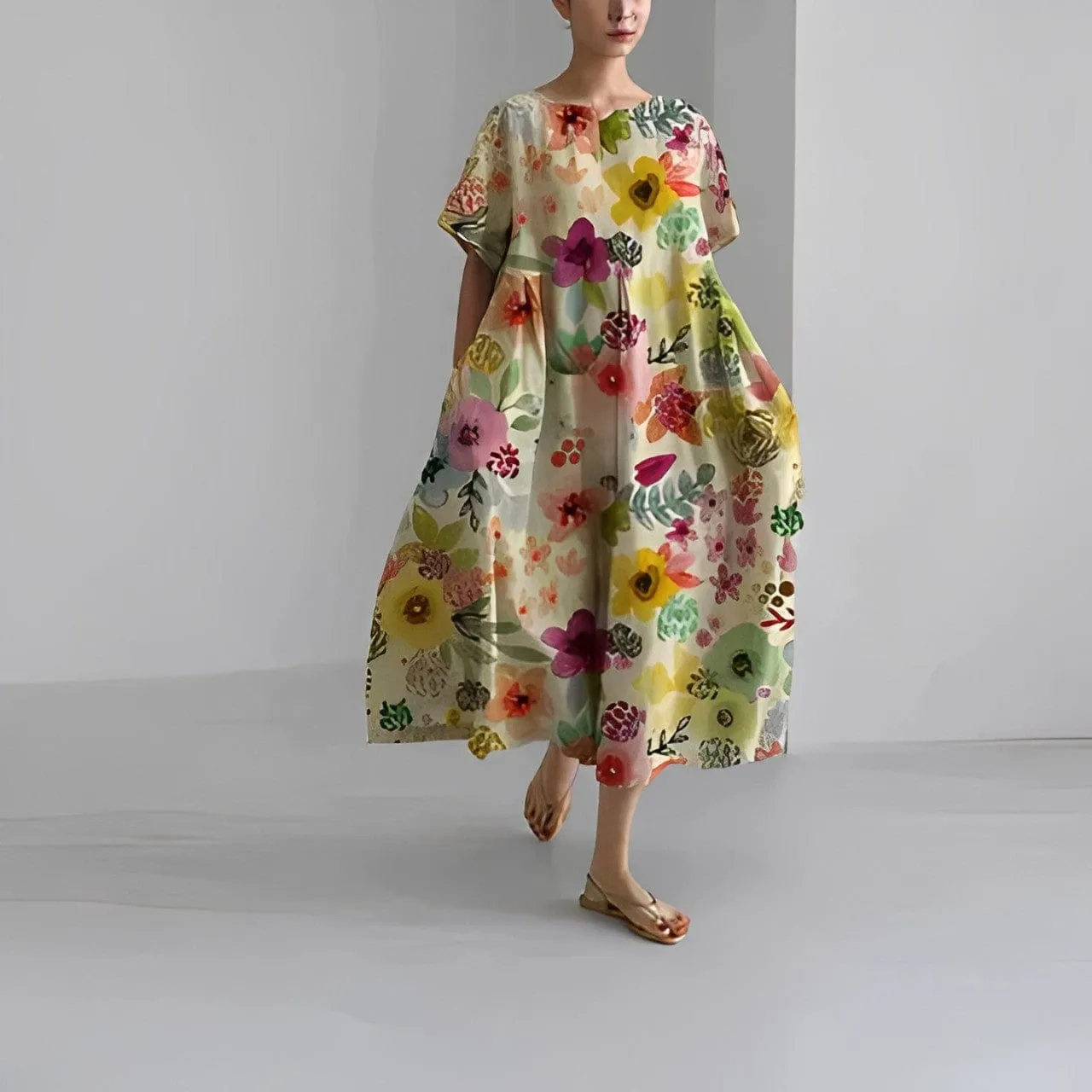ROSE | COMFORTABLE FLORAL ROBE