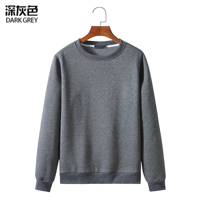 Round Neck Sweater Long Sleeved Sweatshirt