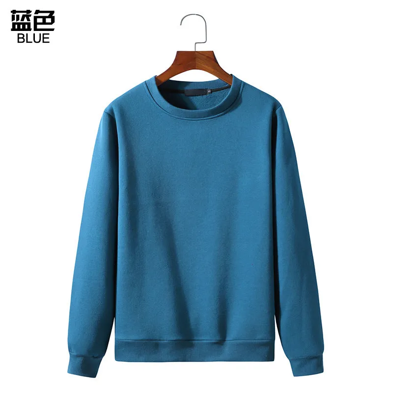 Round Neck Sweater Long Sleeved Sweatshirt