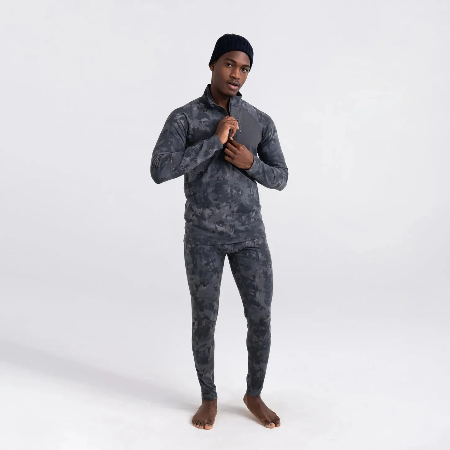 Saxx Mens Roast Master Long Sleeve 1/2 Zip