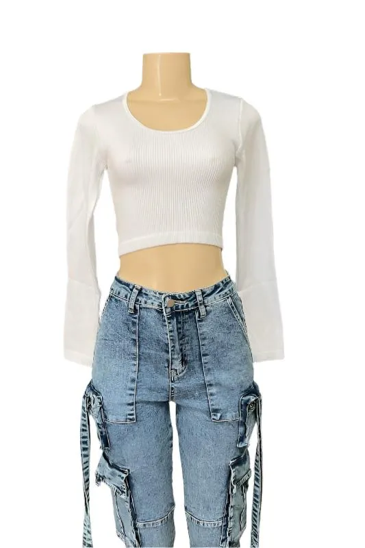 Scoop Neck Longsleeve Top