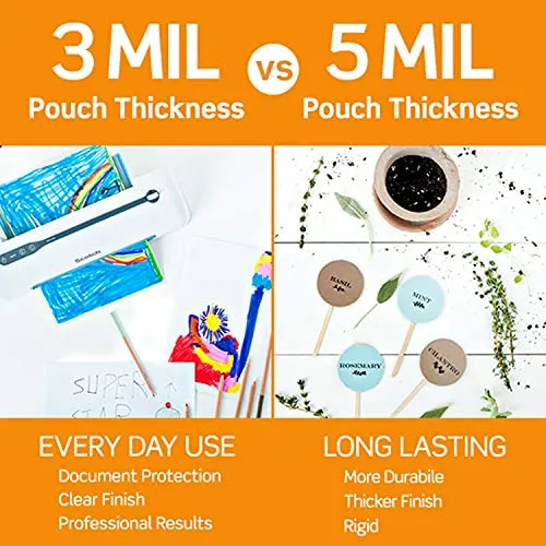 Scotch Thermal Laminating Pouches, For Use With Thermal Laminators, 8.9 x 11.4 Inches, Letter Size Sheets, 100 Count (Pack of 1)