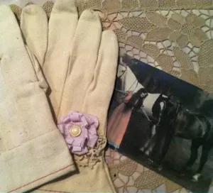 Shabby Chic Work Gloves