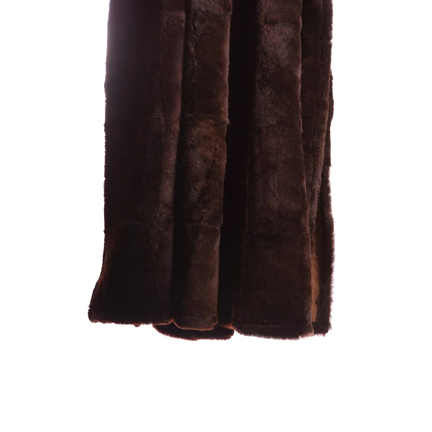 Shearling Sheepskin Throw - Expresso