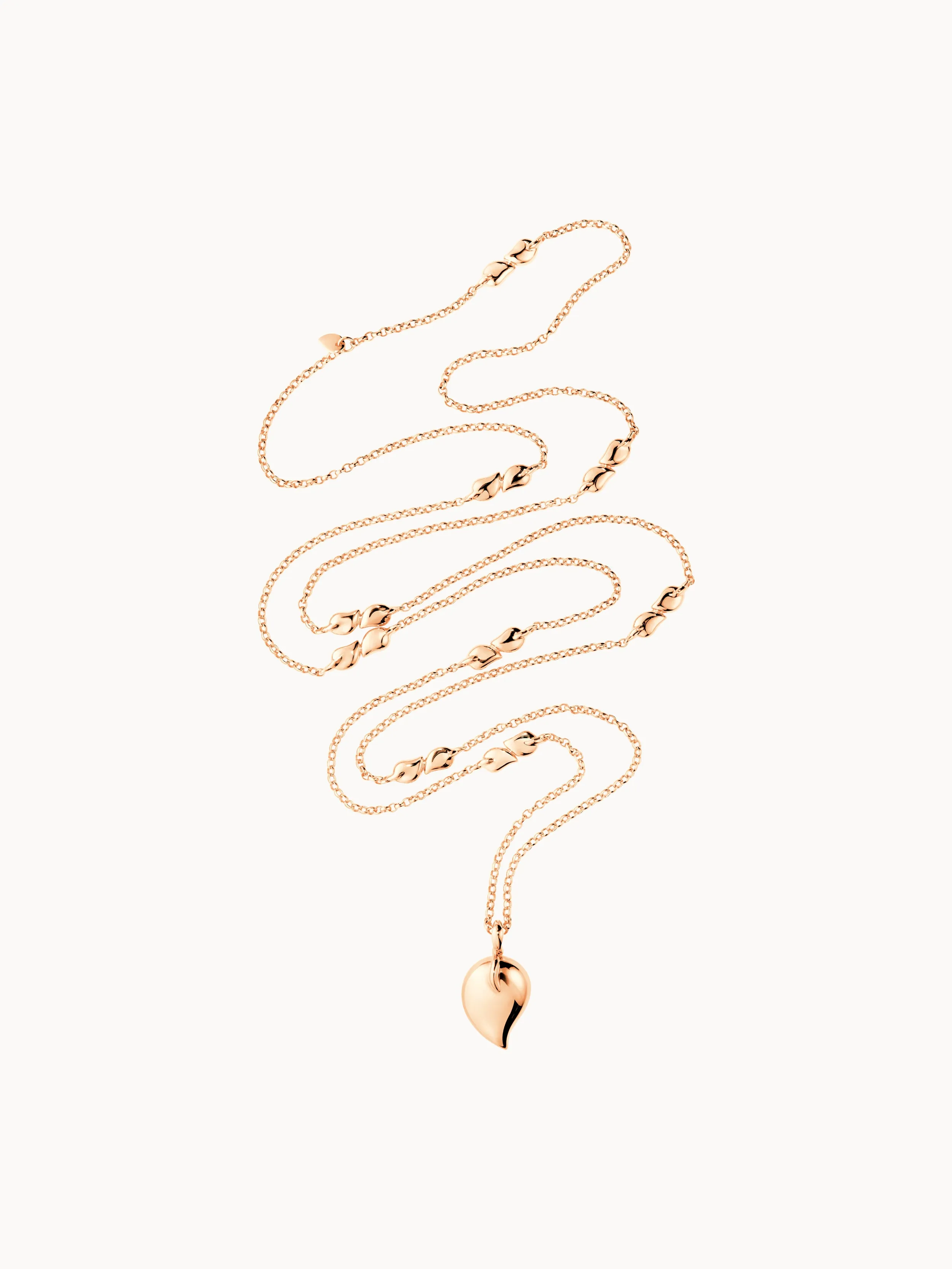 SIGNATURE Necklace Drop 18K rose gold